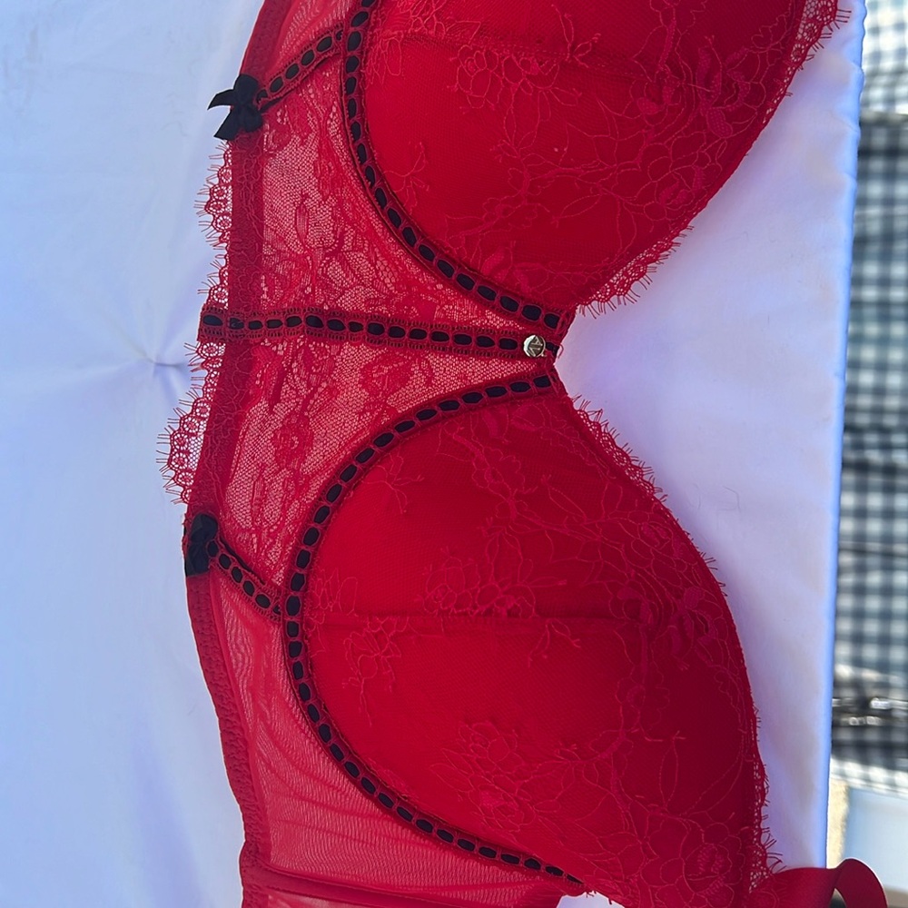 New, never worn(no tag) .Adore Me bra and matching panty set. 38DD, large panty